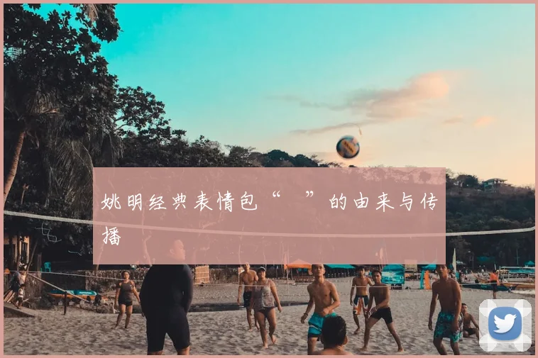 姚明经典表情包“囧”的由来与传播